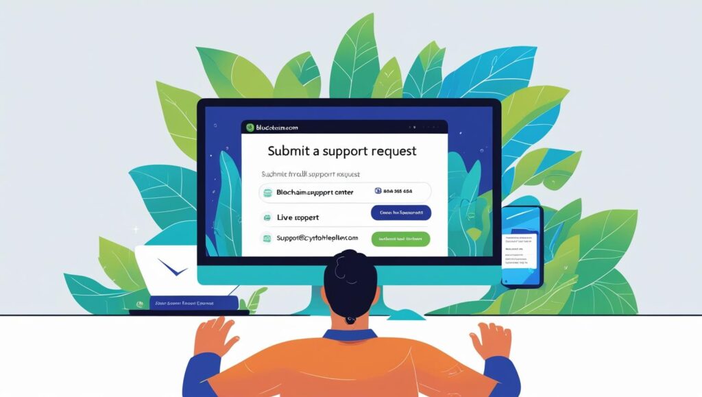 How to Contact Blockchain Customer Service and Support? 1 Blockchain.com helping users fix wallet and card issues.