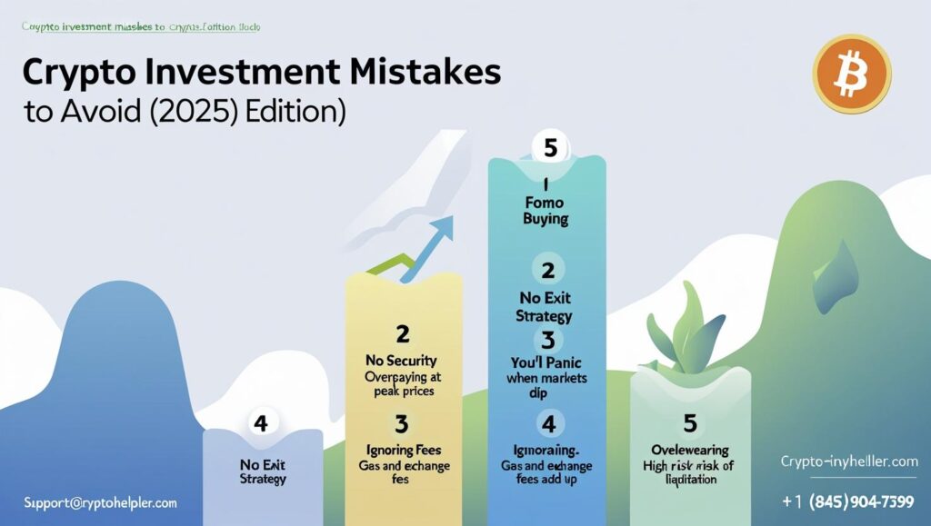 Common crypto investment mistakes to avoid in 2025 for beginners and experts