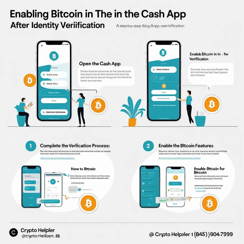 Hassle-Free Bitcoin Verification on Cash App: A Step-by-Step Approach 2 User enabling Bitcoin on Cash App after completing identity verification in 2025