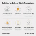 Delay in Your Bitcoin Transaction? Here’s What You Need to Know 4 Fix Bitcoin transaction delayed, stuck, or not confirming – quick solutions