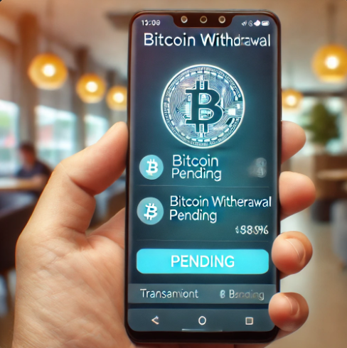 Bitcoin withdrawal pending