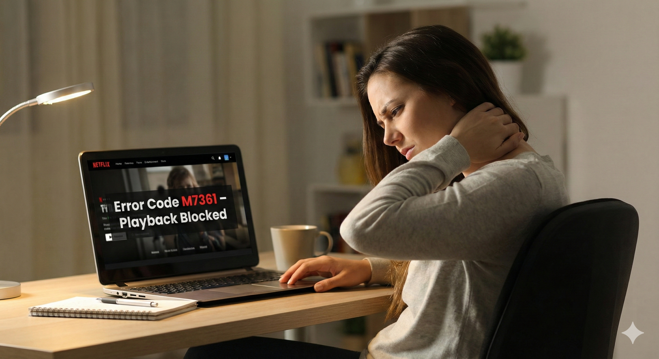Netflix error M7361 on Windows blocking video playback